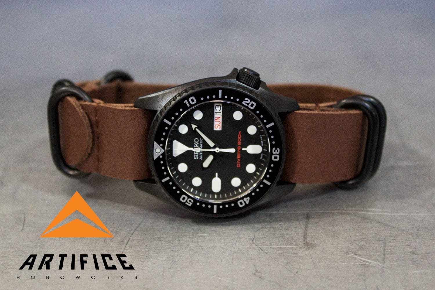 Black Seiko Skx013 Skx Enhanced Artifice Horoworks