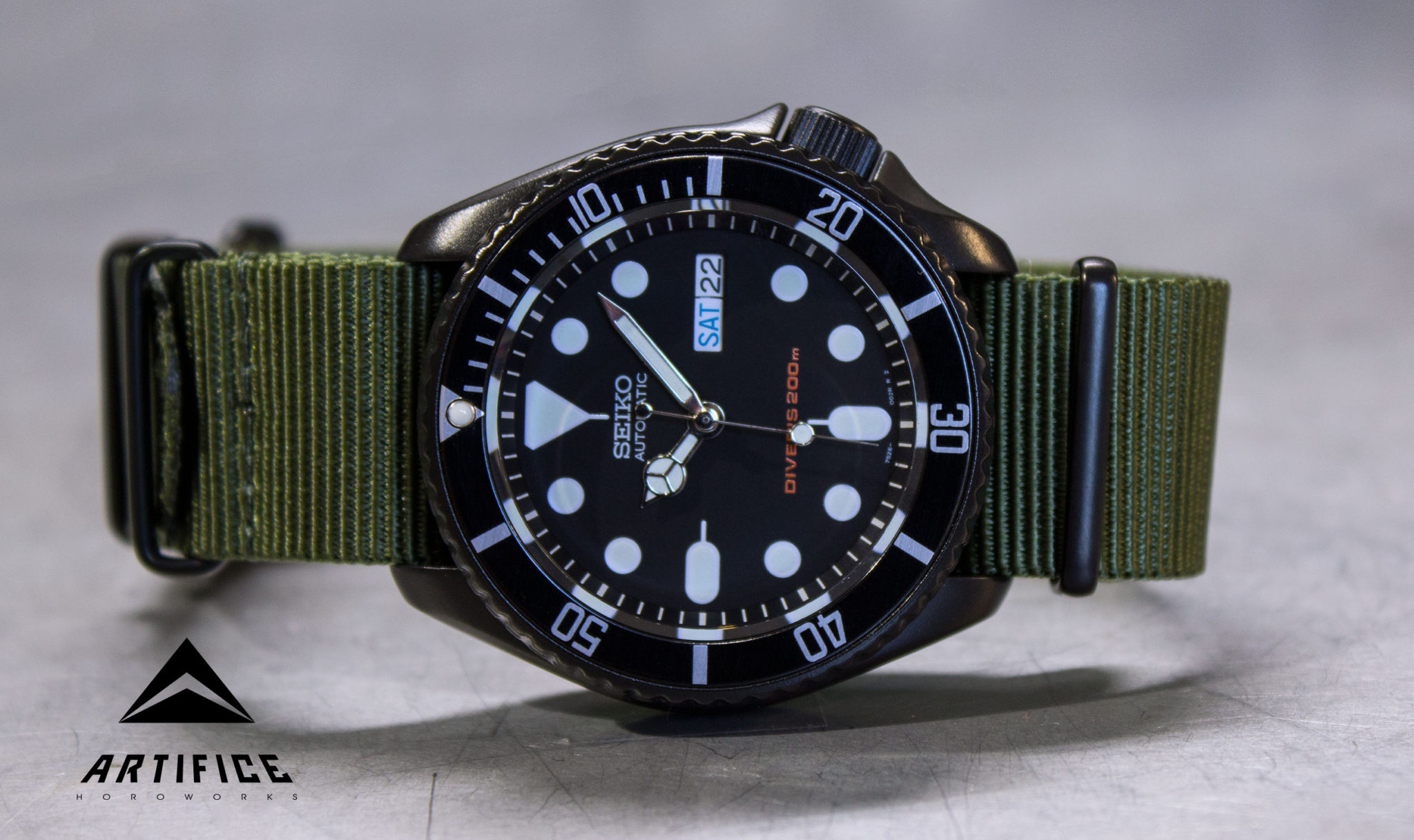 seiko skx007 black